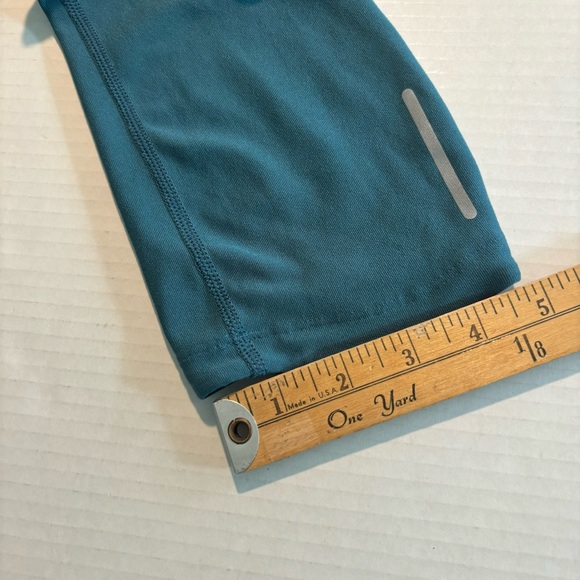 Nike Dri Fit Athletic‎ Running Capri Tights Leggings Teal Reflective Women’s S - Picture 11 of 14